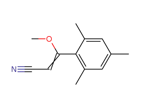 β-methoxy-2,4,6-trimethyl-cinnamonitrile