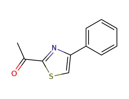 Molecular Structure of 58351-05-6 (1-(4-Phenyl-1,3-thiazol-2-yl)ethanone)