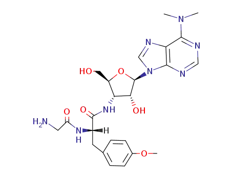 3'-[(<i>N</i>-glycyl-<i>O</i>-methyl-L-tyrosyl)-amino]-<i>N</i><sup>6</sup>,<i>N</i><sup>6</sup>-dimethyl-3'-deoxy-adenosine