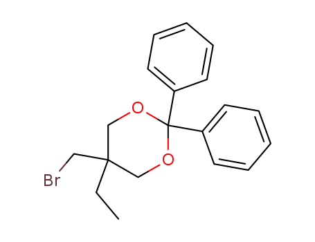 Molecular Structure of 872295-37-9 (5-ethyl-5-bromomethyl-2,2-diphenyl-[1,3]dioxane)