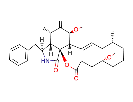 7β,20β-dimethoxy-16α-methyl-10-phenyl-24-oxa-[14]cytochalasa-6(12),13<i>t</i>-diene-1,23-dione