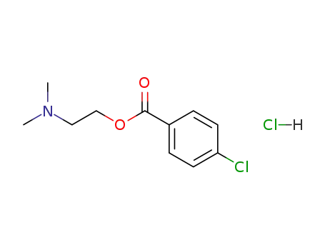Benzoic acid, 4-chloro-, 2-(dimethylamino)ethyl ester, hydrochloride