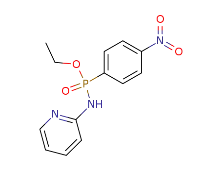 Molecular Structure of 100796-47-2 ((4-nitro-phenyl)-phosphonic acid ethyl ester-[2]pyridylamide)