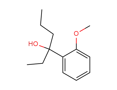 (+/-)-2-methoxy-1-(1-hydroxy-1-ethyl-butyl)-benzene