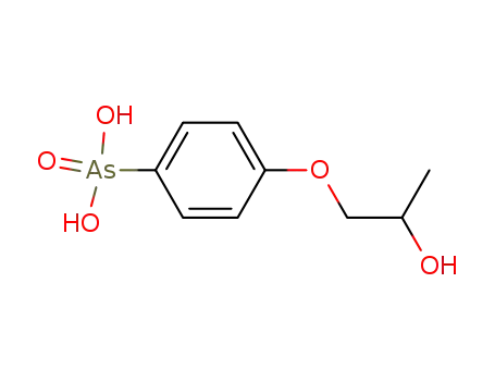 Molecular Structure of 5411-08-5 ([4-(2-hydroxypropoxy)phenyl]arsonic acid)
