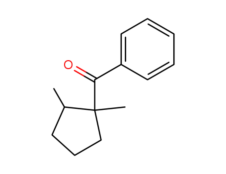 Molecular Structure of 855614-49-2 ((1,2-dimethyl-cyclopentyl)-phenyl ketone)