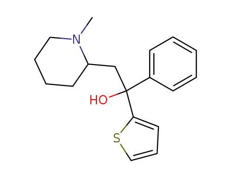 2-(1-methyl-[2]piperidyl)-1-phenyl-1-[2]thienyl-ethanol