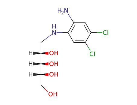 1-(2-amino-4,5-dichloro-anilino)-1-deoxy-D-ribitol