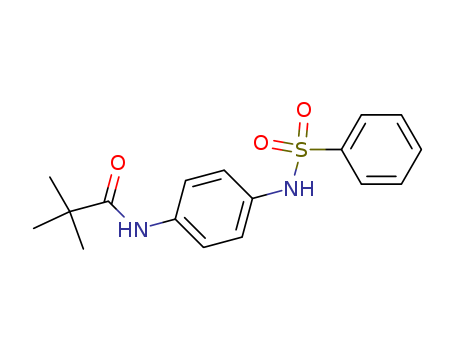 Propanamide,2,2-dimethyl-N-[4-[(phenylsulfonyl)amino]phenyl]-