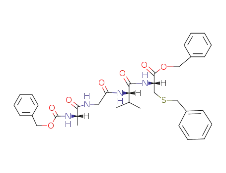 <i>S</i>-benzyl-<i>N</i>-{<i>N</i>-[<i>N</i>-(<i>N</i>-benzyloxycarbonyl-L-alanyl)-glycyl]-L-valyl}-L-cysteine benzyl ester