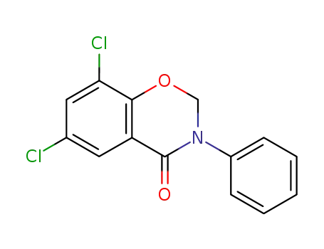 4H-1,3-Benzoxazin-4-one, 6,8-dichloro-2,3-dihydro-3-phenyl-