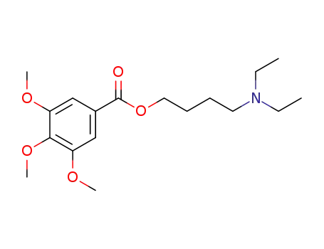 3,4,5- 트리 메 톡시 벤조산 4- (디 에틸 아미노) 부틸 에스테르