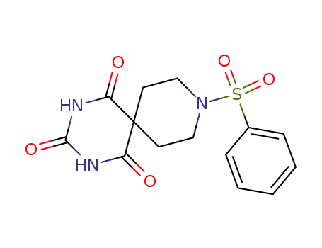 9-benzenesulfonyl-2,4,9-triaza-spiro[5.5]undecane-1,3,5-trione
