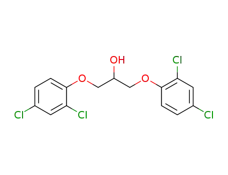 Molecular Structure of 53283-84-4 (1,3-bis(2,4-dichlorophenoxy)propan-2-ol)