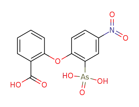2-(2-arsono-4-nitro-phenoxy)-benzoic acid