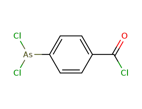 Molecular Structure of 854166-46-4 (p-dichloroarsinobenzoyl chloride)
