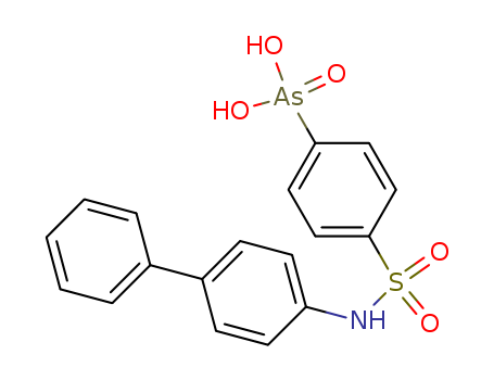 Benzenearsonic acid, p-(4-biphenylylsulfamoyl)- (8CI) cas  5339-65-1