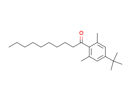 1-(4-<i>tert</i>-butyl-2,6-dimethyl-phenyl)-decan-1-one