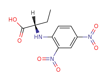 Molecular Structure of 3112-53-6 (2-(2,4-dinitroanilino)butanoic acid)