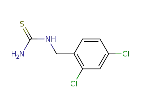 Molecular Structure of 101080-62-0 ((2,4-dichloro-benzyl)-thiourea)