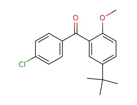 Methanone, (4-chlorophenyl)[5-(1,1-dimethylethyl)-2-methoxyphenyl]-