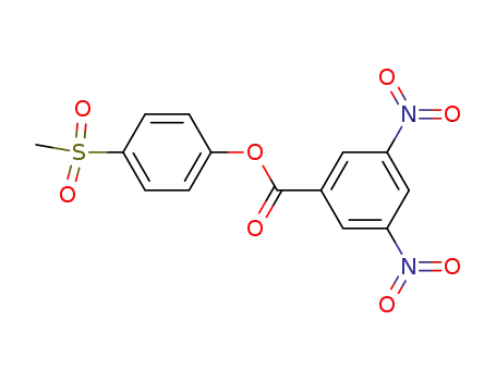 3,5-dinitro-benzoic acid-(4-methanesulfonyl-phenyl ester)