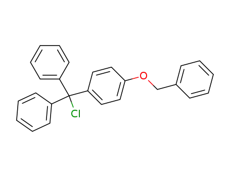 Benzene, 1-(chlorodiphenylmethyl)-4-(phenylmethoxy)-