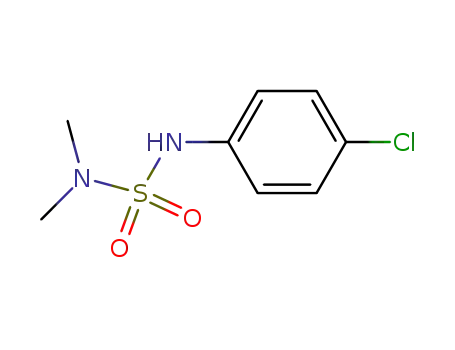 Molecular Structure of 10290-40-1 (Sulfamide, N'-(4-chlorophenyl)-N,N-dimethyl-)