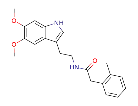 <i>o</i>-tolyl-acetic acid-[2-(5,6-dimethoxy-indol-3-yl)-ethylamide]