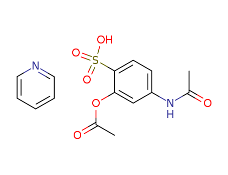 4-acetamido-2-acetyloxy-benzenesulfonic acid; pyridine cas  5394-96-7