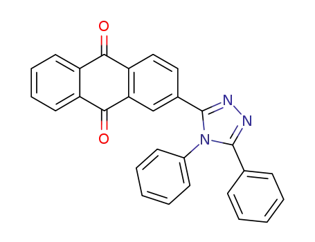 2-(4,5-diphenyl-4<i>H</i>-[1,2,4]triazol-3-yl)-anthraquinone