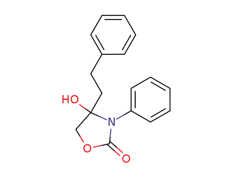 4-ヒドロキシ-3-フェニル-4-(2-フェニルエチル)-2-オキサゾリジノン