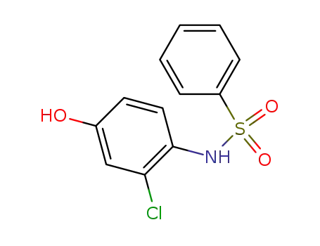 Benzenesulfonamide, N-(2-chloro-4-hydroxyphenyl)-