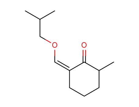 Molecular Structure of 100314-77-0 (2-isobutoxymethylene-6-methyl-cyclohexanone)