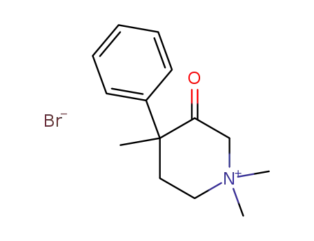 Molecular Structure of 7507-69-9 (1,1,4-trimethyl-3-oxo-4-phenylpiperidinium)