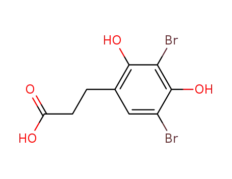 3-(3,5-dibromo-2,4-dihydroxy-phenyl)-propionic acid