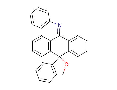 (10-methoxy-10-phenyl-10<i>H</i>-[9]anthrylidene)-phenyl-amine