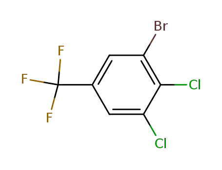 Molecular Structure of 401-91-2 (3-Bromo-4,5-dichlorobenzotrifluoride)