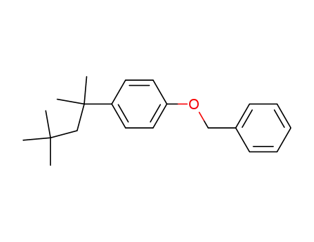 Molecular Structure of 110875-85-9 (Benzene, 1-(phenylmethoxy)-4-(1,1,3,3-tetramethylbutyl)-)