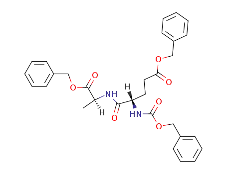 <i>N</i>-(<i>O</i>-benzyl-<i>N</i>-benzyloxycarbonyl-L-α-glutamyl)-L-alanine benzyl ester