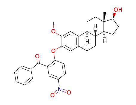 2-(17β-hydroxy-2-methoxy-estra-1,3,5(10)-trien-3-yloxy)-5-nitro-benzophenone