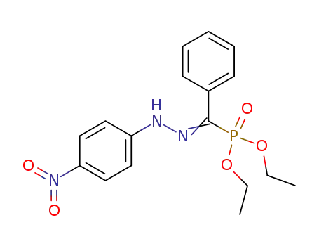 diethyl <N<sup>2</sup>-(p-nitrophenyl)benzohydrazonoyl>phosphonate