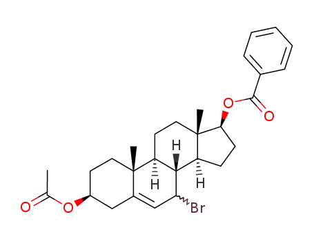 3β-acetoxy-17β-benzoyloxy-7ξ-bromo-androst-5-ene