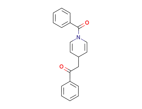 2-(1-benzoyl-1,4-dihydro-[4]pyridyl)-1-phenyl-ethanone