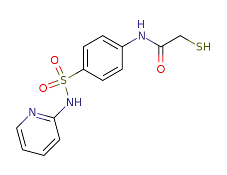 Molecular Structure of 792189-10-7 (mercaptoacetamino-4-(2-sulfamino-pyridine)-benzene)
