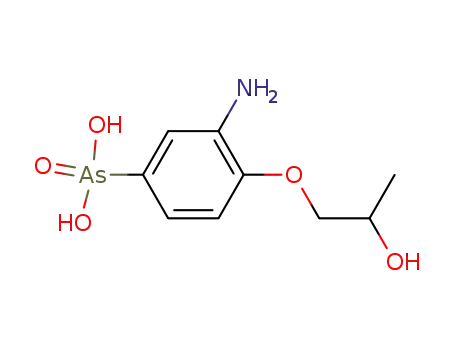 Molecular Structure of 5423-12-1 ([3-Amino-4-(2-hydroxypropoxy)phenyl]arsonic acid)