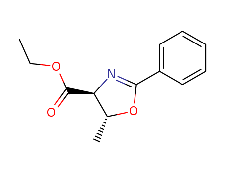 4-Oxazolecarboxylicacid, 4,5-dihydro-5-methyl-2-phenyl-, ethyl ester cas  7462-66-0