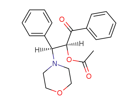 (2<i>RS</i>,3<i>RS</i>)-2-acetoxy-3-morpholino-1,3-diphenyl-propan-1-one