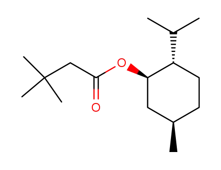 Molecular Structure of 82251-67-0 (3,3-dimethyl-butyric acid-((1<i>R</i>)-menthyl ester))