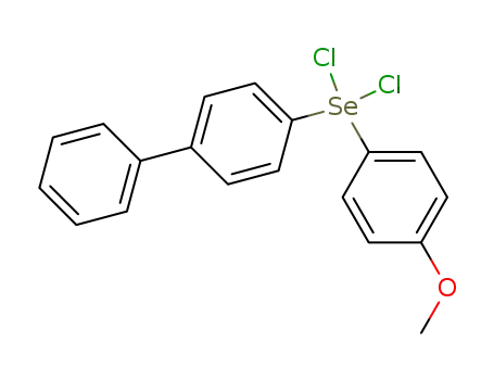biphenyl-4-yl-dichloro-(4-methoxy-phenyl)-λ<sup>4</sup>-selane